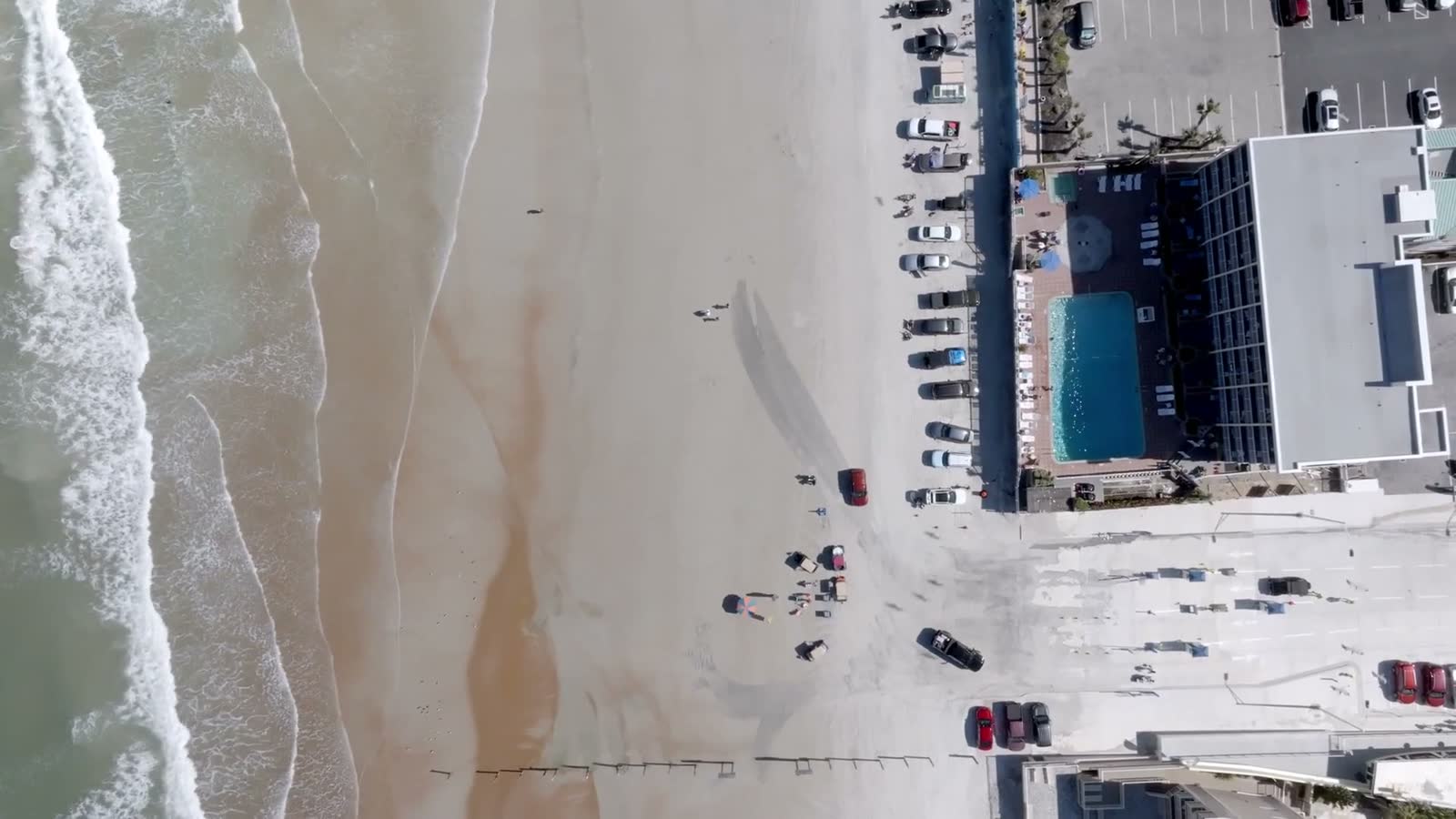 Daytona Beach, FL from the air, the Florida market behind Daytona Beach hurricane and property insurance claims