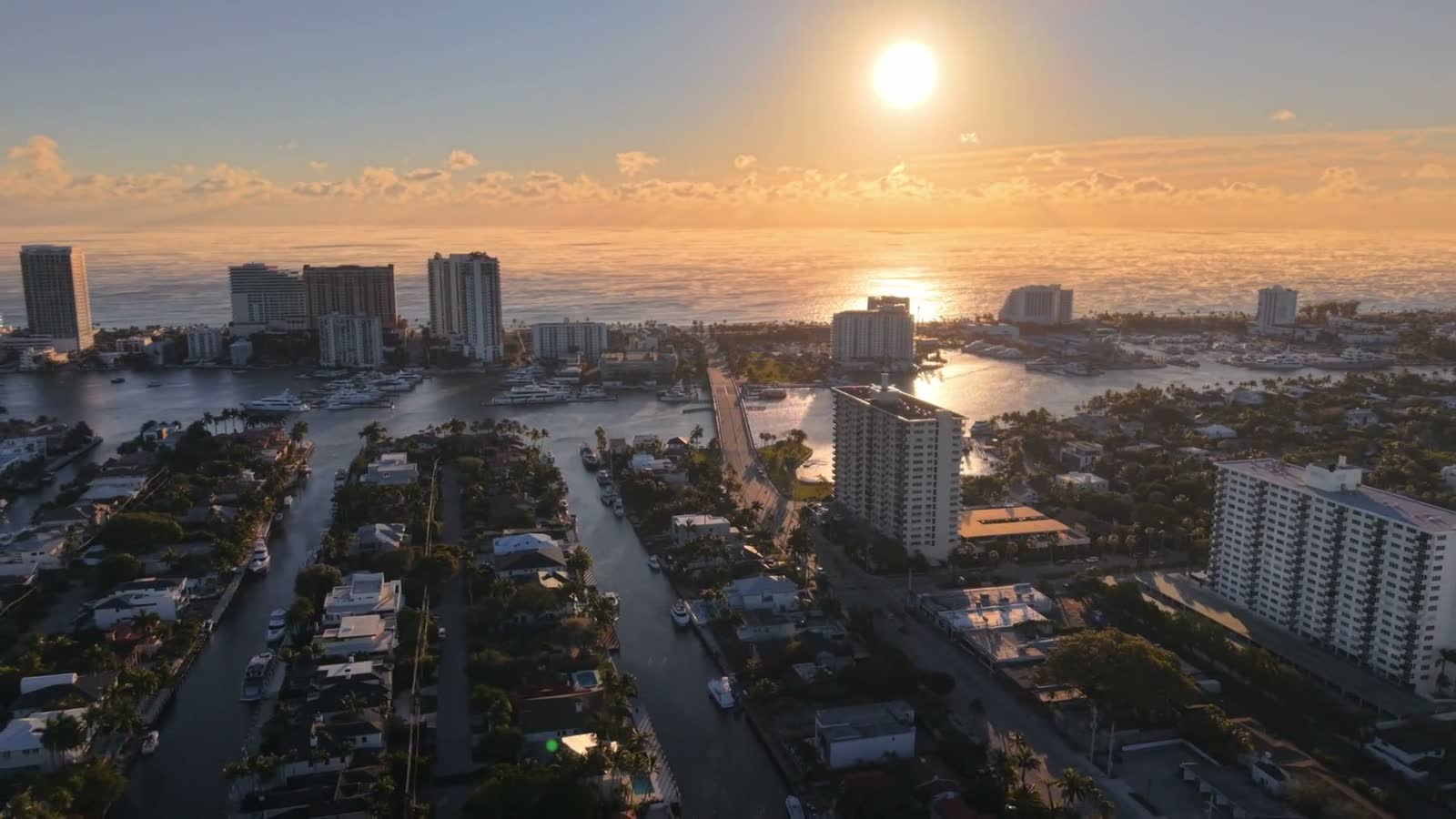 Fort Lauderdale, FL from the air, the Florida market behind Fort Lauderdale hurricane and property insurance claims