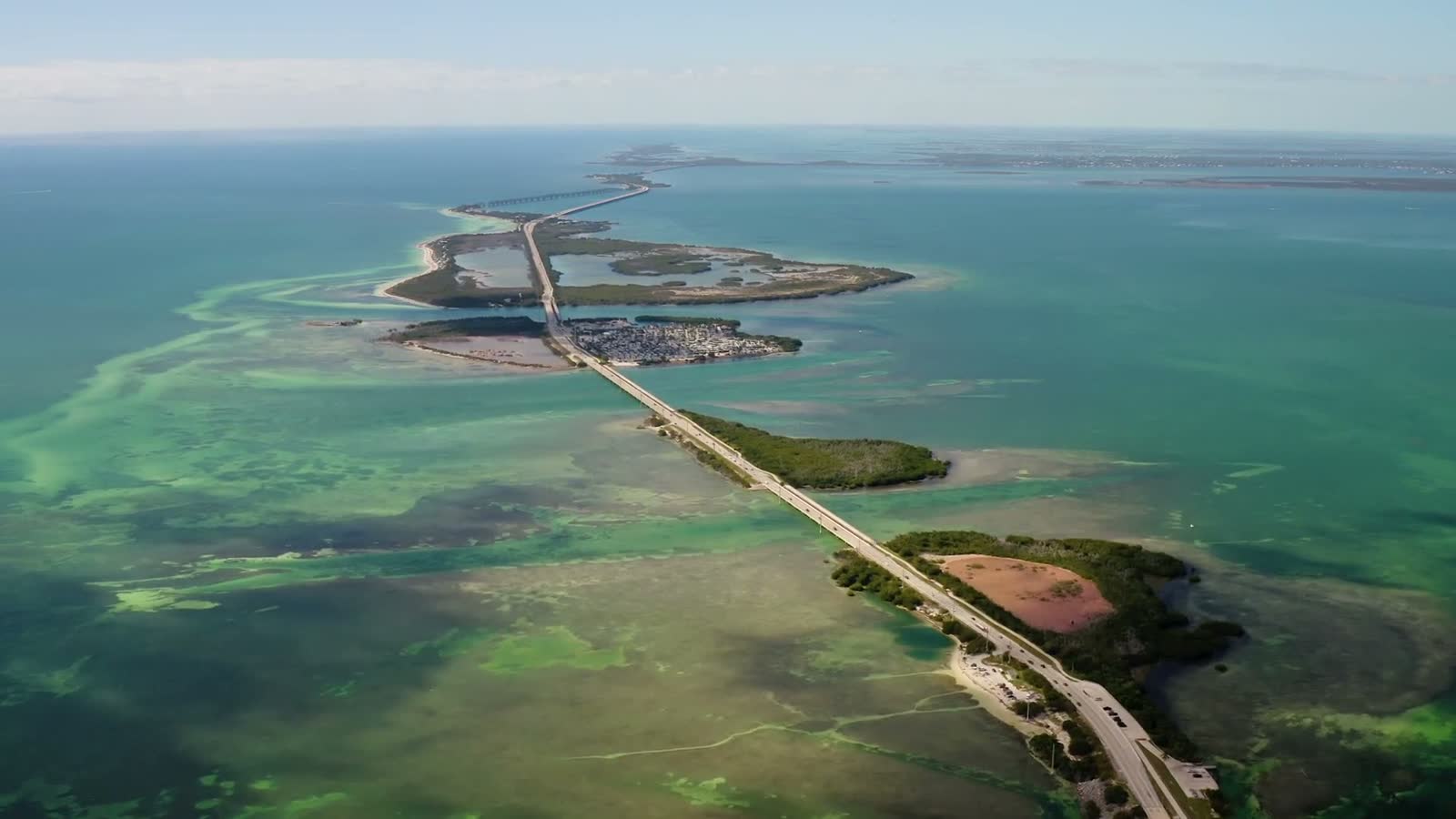 Key West, FL from the air, the Florida market behind Key West hurricane and property insurance claims