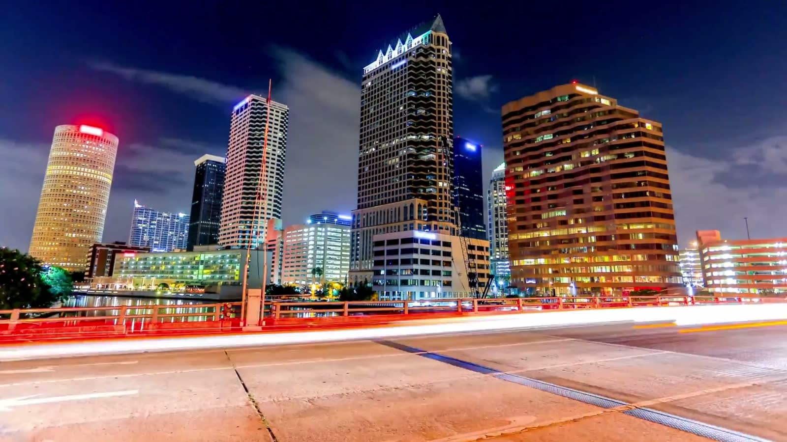Tampa, FL from the air, the Florida market behind Tampa hurricane and property insurance claims
