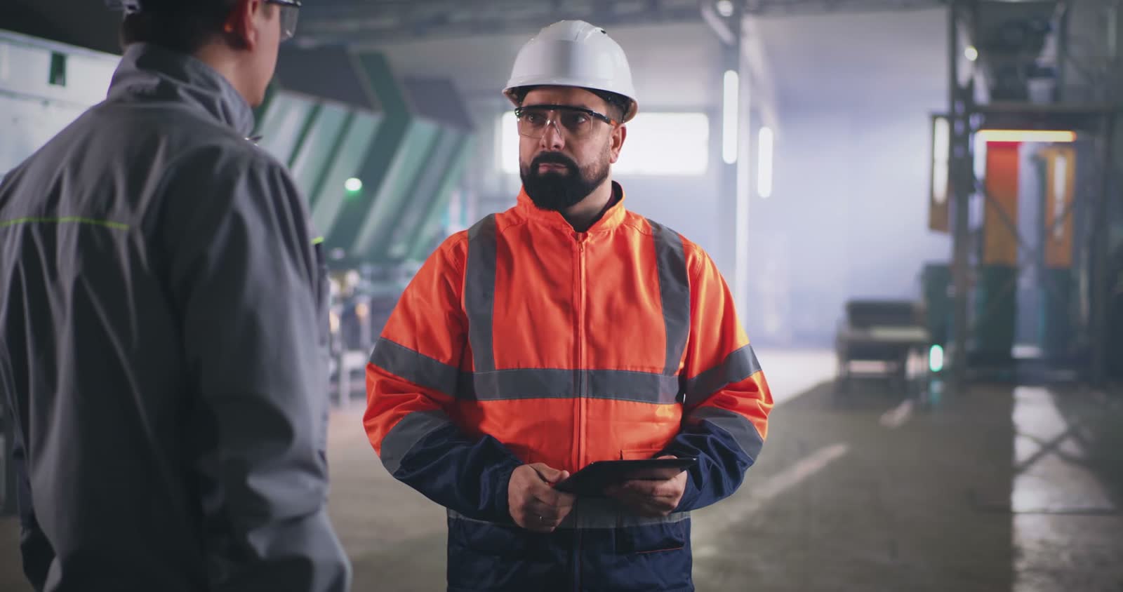 commercial-property-claim-male-inspector-speaking-worker.mp4