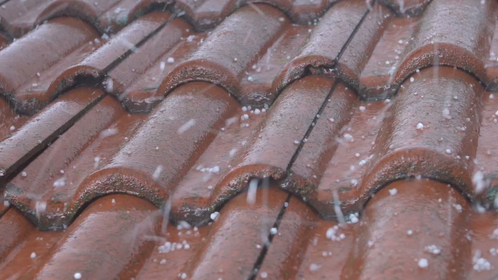 Hail impact bruising across a roof slope, the damage behind a denied Crestview, FL hail damage insurance claim