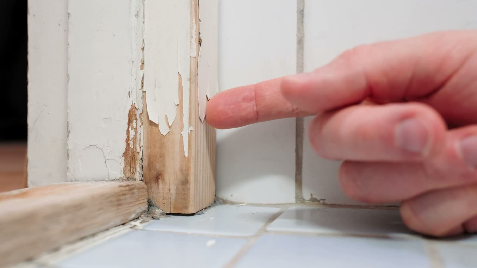 Water staining spreading across an interior ceiling and walls, the damage behind a denied Punta Gorda, FL water damage insurance claim