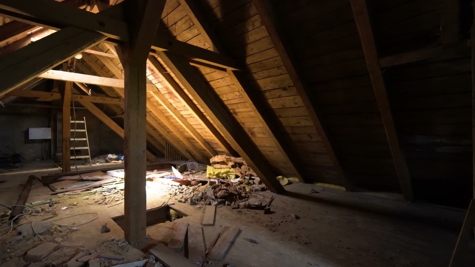 Wind-driven rain forced through a roof and into the ceiling below, the damage behind a denied Milton, FL wind-driven rain claim