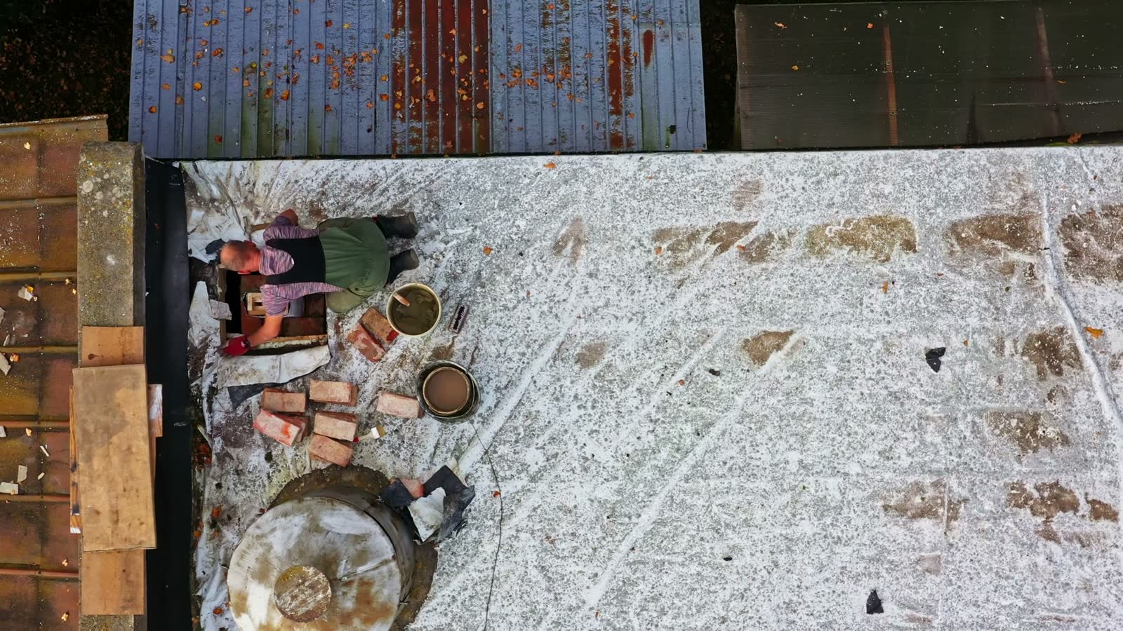 roof-damage-claim-roofer-building-chimney-bricks.mp4