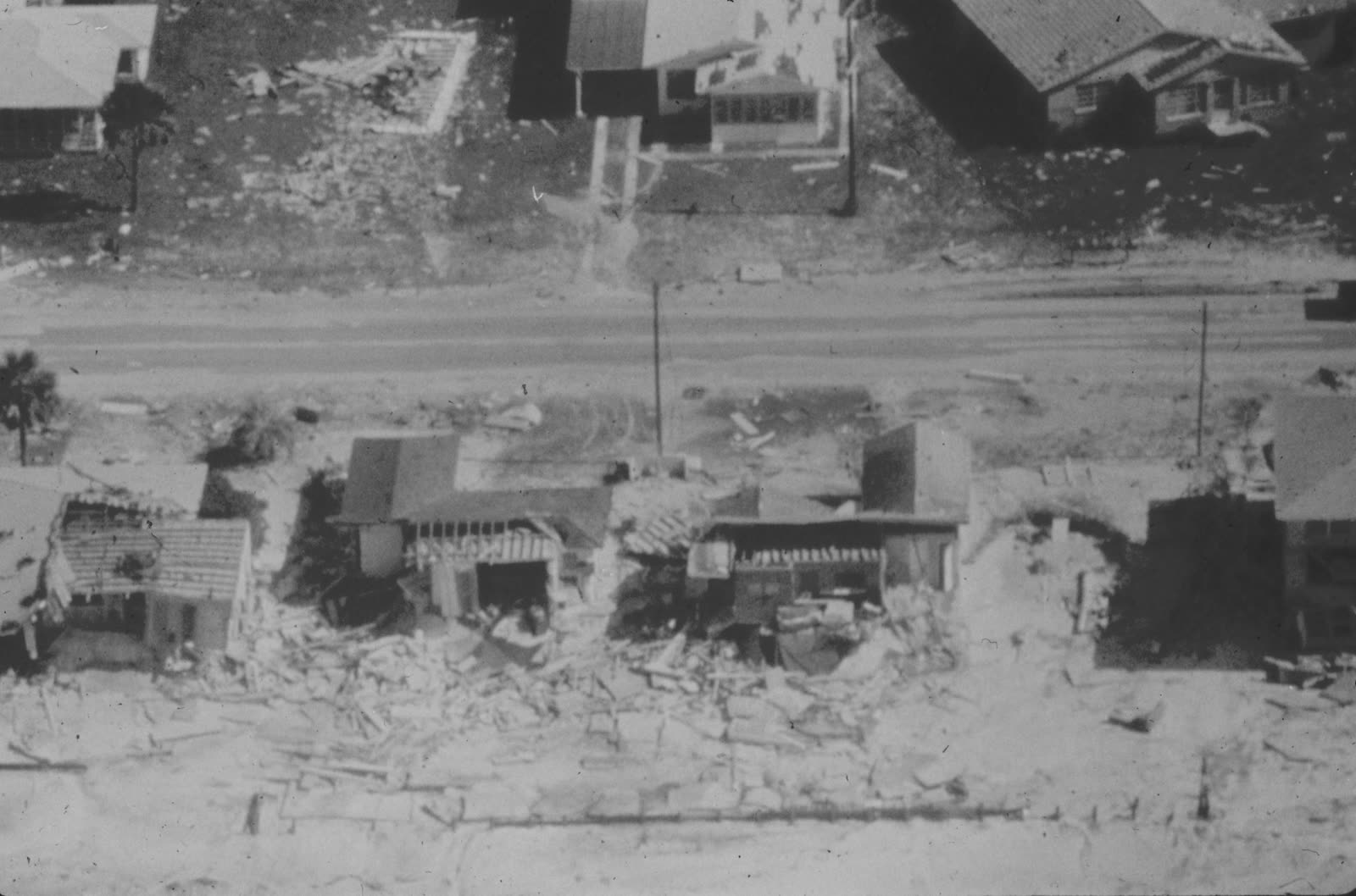 Panhandle beachfront destruction - about 500 businesses were destroyed and $50 million in damage done in Panama City Beach alone